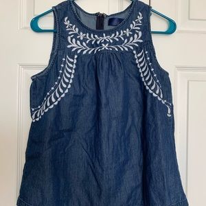 Francesca’s Denim Blouse